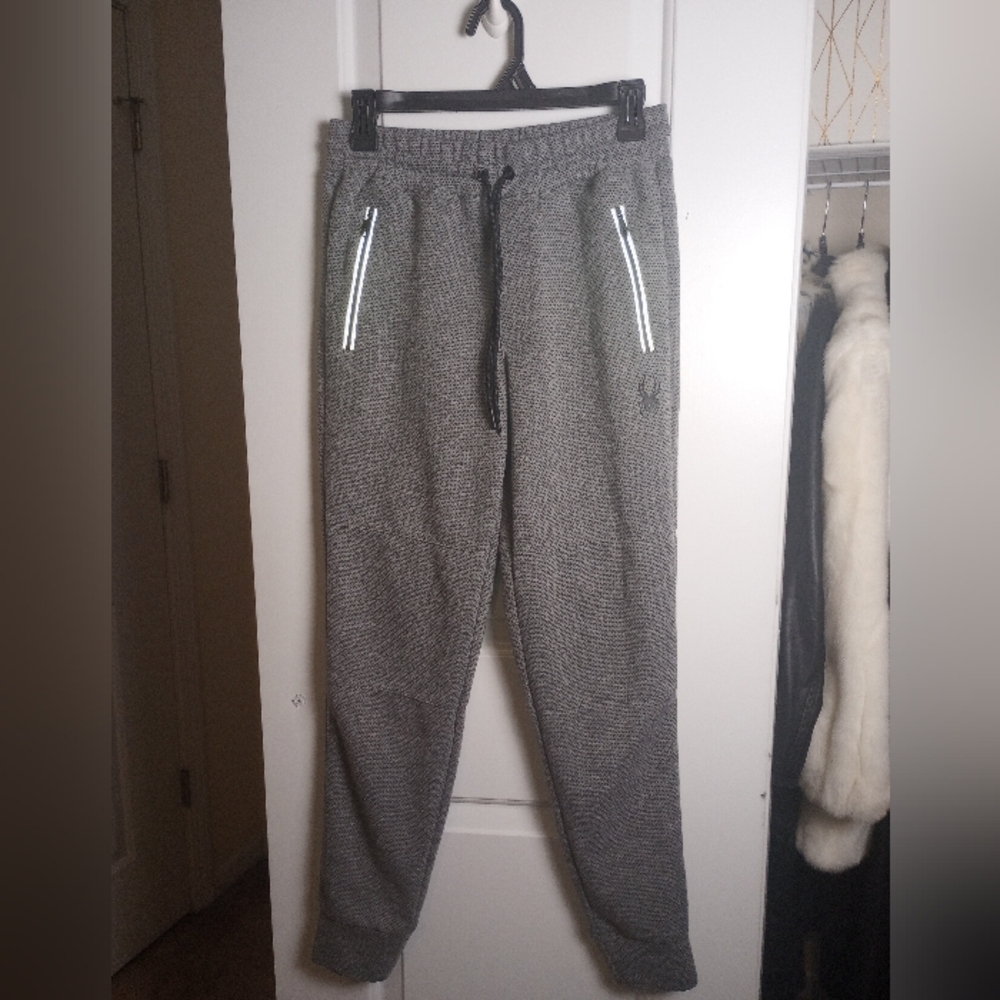 Spyder Gray Jogger Sweatpants with Elastic Waistband